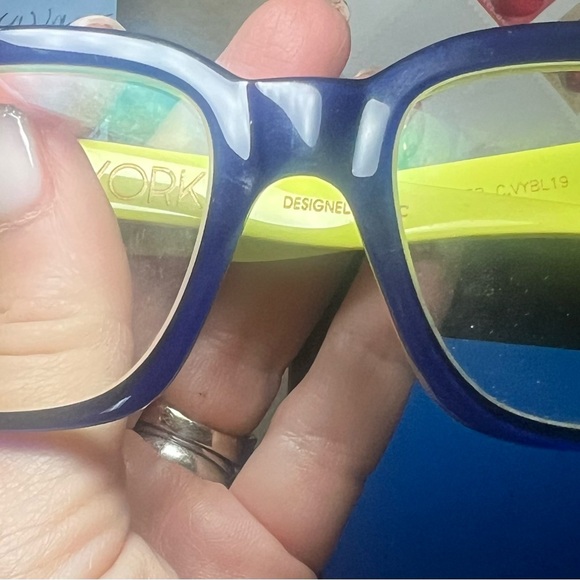 vint & york frames navy and yellow - Picture 2 of 4